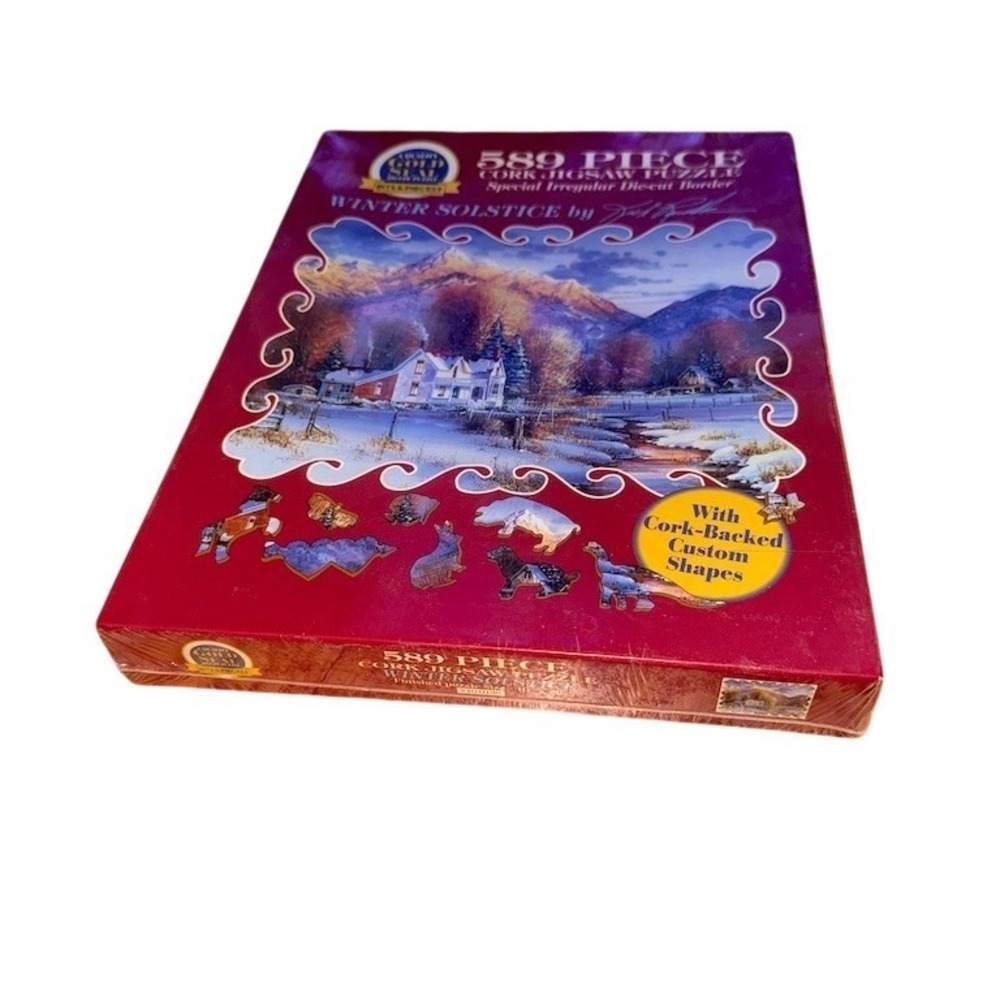 Bits & Pieces Winter Solstice 589 Piece‎ Cork Jigsaw Puzzle Sealed NIB - Picture 2 of 6
